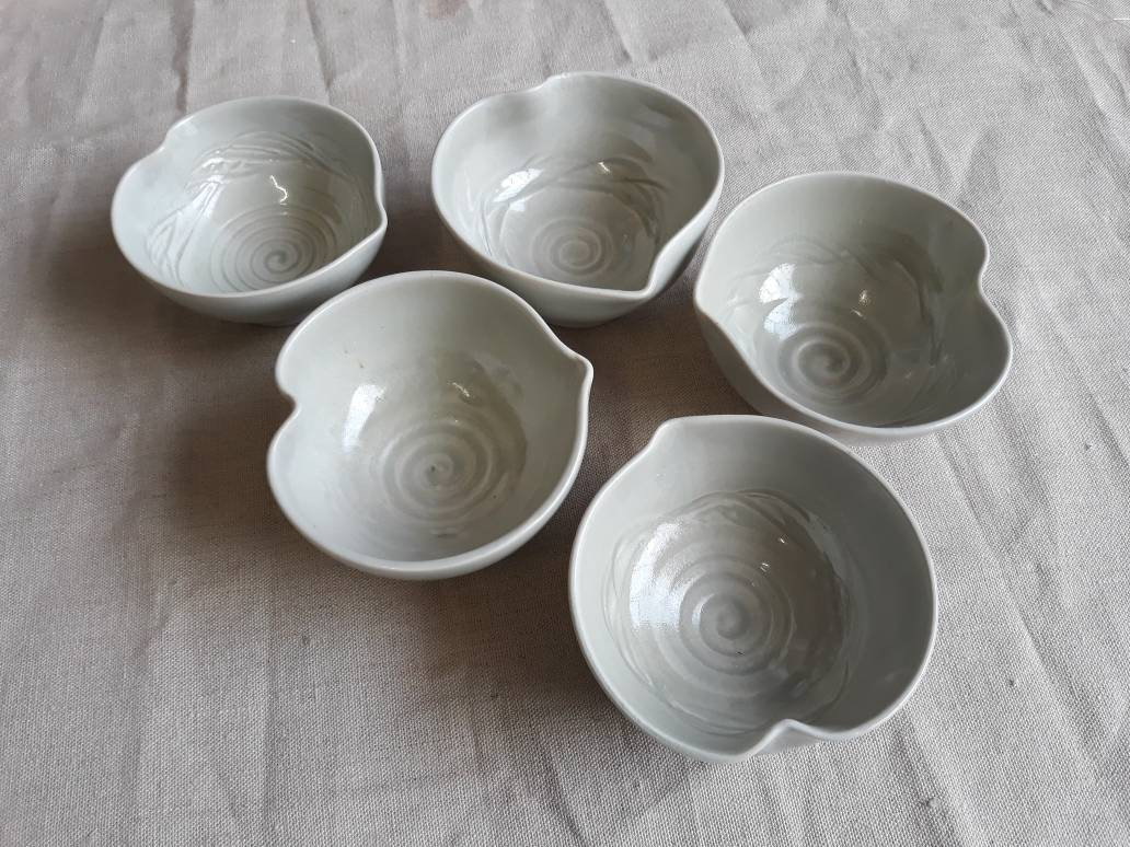 Bolée de Cœurs Céramique Grès Émaillé Tour Potier