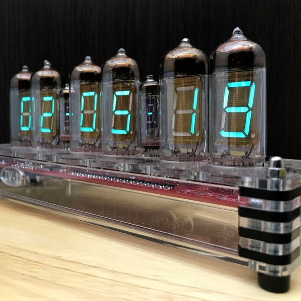 Nixie Clock IV-11 Full International Friendship Day, Halloween Decor, Personalized Gifts