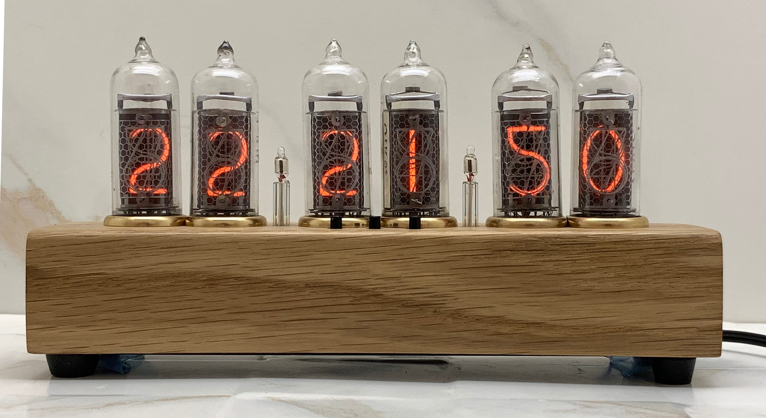 Nixie Tube Clock Easy Replaceable IN14 Nixie Tubes Handmade Etsy
