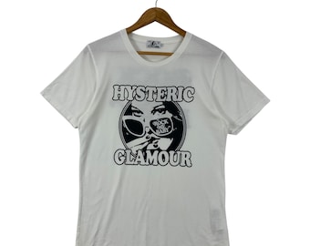 Camiseta estampada con espalda descubierta y estampado de rock me baby para mujer de HYSTERIC GLAMOUR