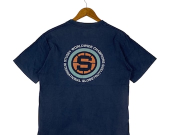 Vintage 90s STUSSY Back Hit Big Logo Tee - Etsy