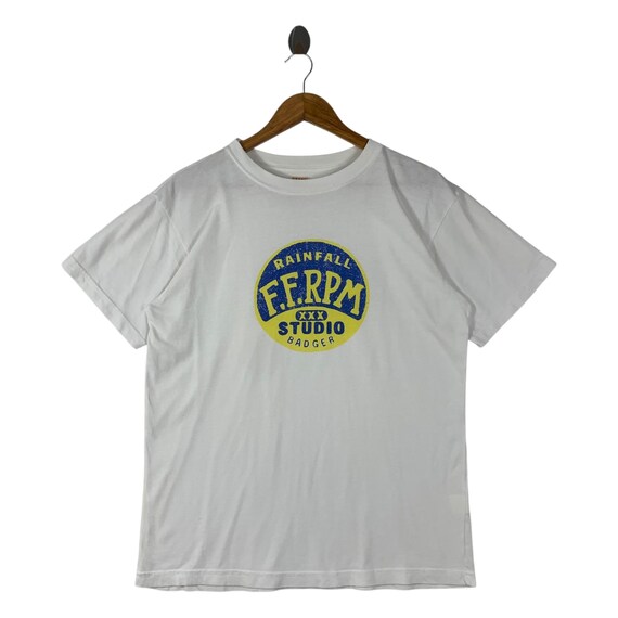 Vintage 45 RPM F.F Rpm spellout printed tee