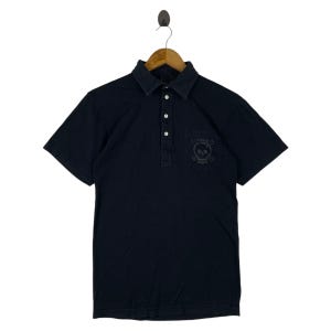Vintage ANNA SUI pocket printed polo tee