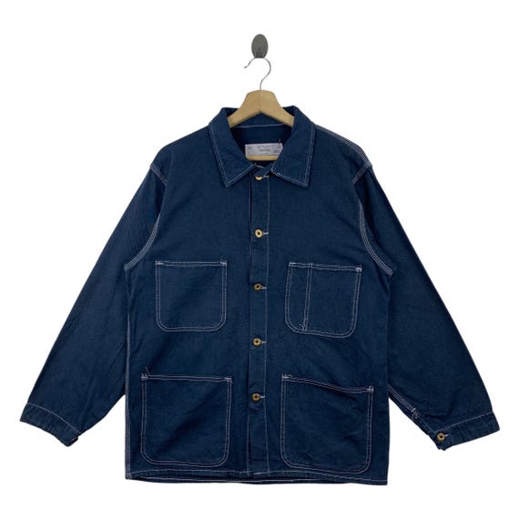 Vintage UNIVERSAL OVERALL Chicago Worker Multi Pocket Jacket - Etsy