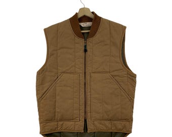 Walls Blizzard Pruf Down Quilted Puffer Zip up Vest Sz L 1970s - Etsy