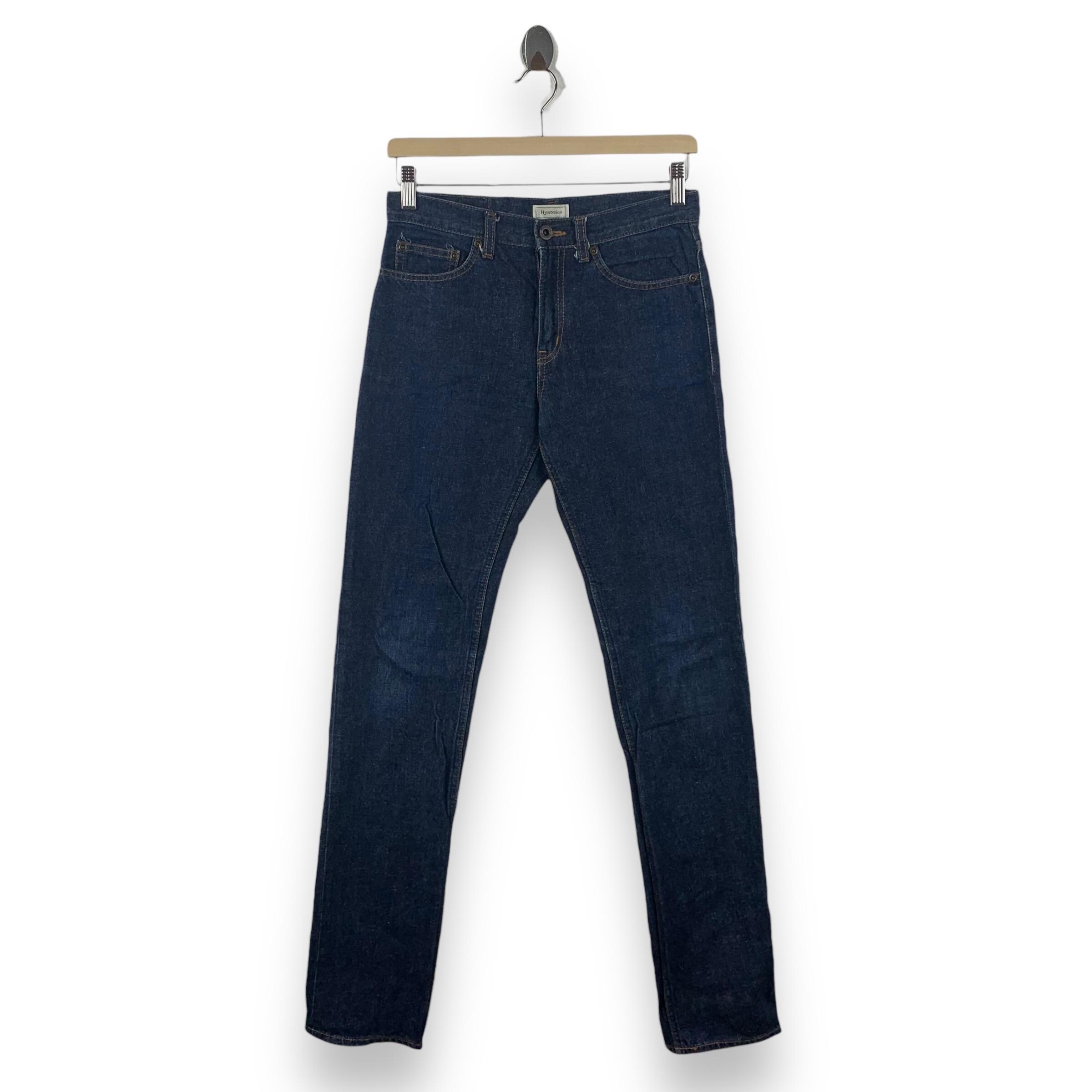メンズ hysterics 90s long skinny denim hedi swg