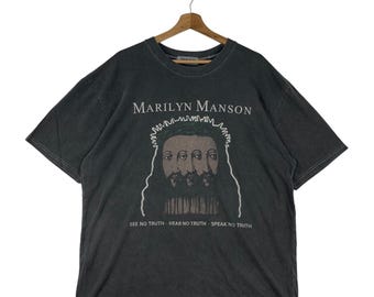 MARILYN MANSON 2007 Tour T-shirt Size Medium. - Etsy