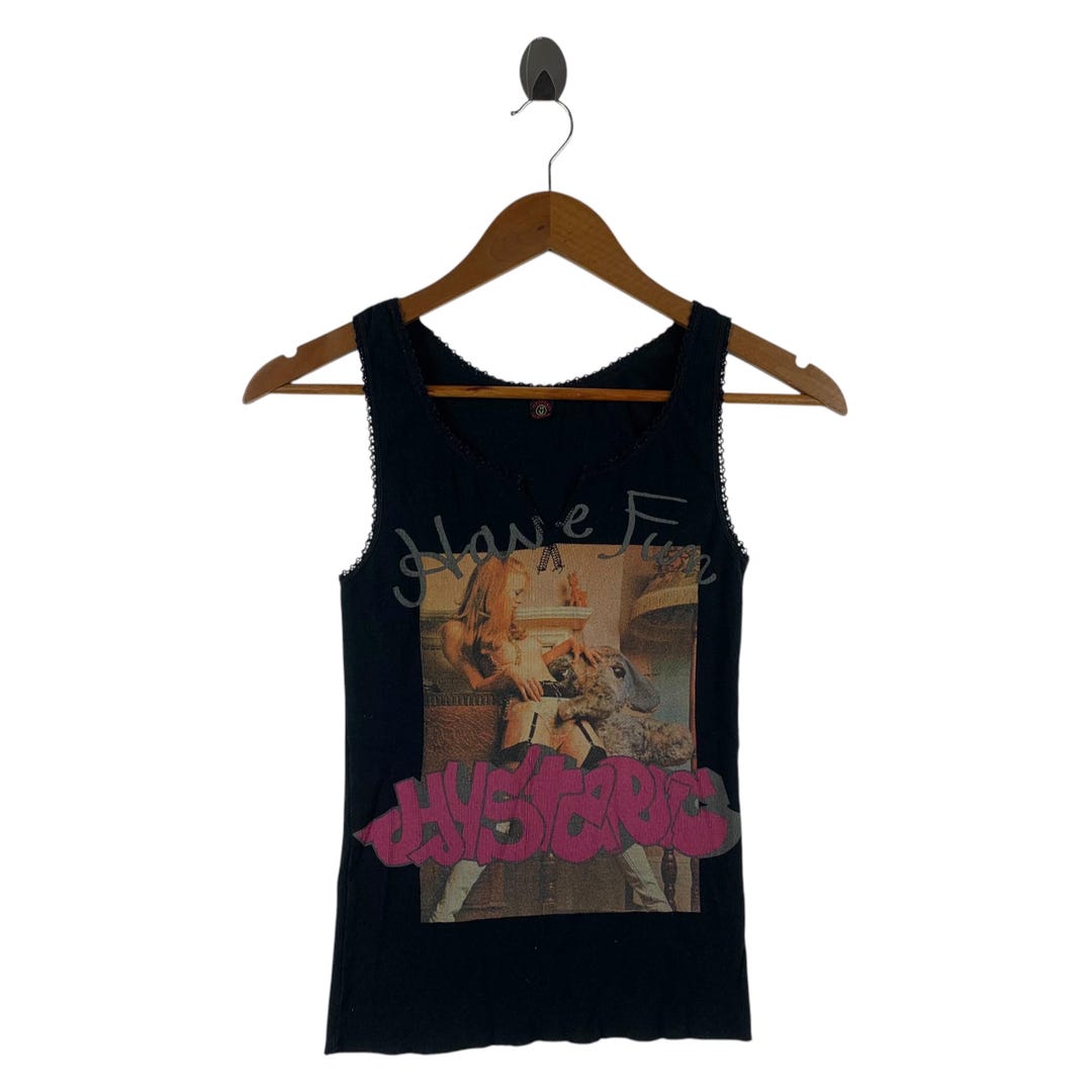 80s 90s レア HYSTERIC GLAMOUR タンクトップ HYSTERIC GLAMOUR Have Fun Printed Tank Top - Etsy