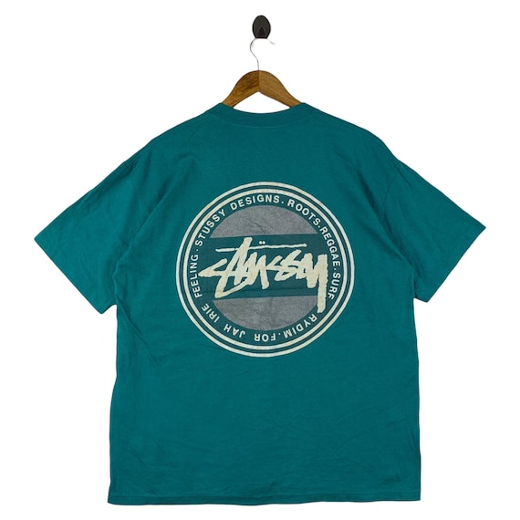 Vintage 90s STUSSY Design Roots Big Printed Logo Tee - Etsy