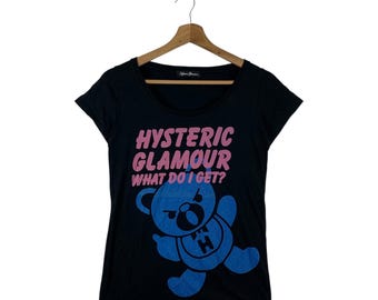 Vintage Hysteric Glamour What Do I Get? Bear Graphic Printed Tee