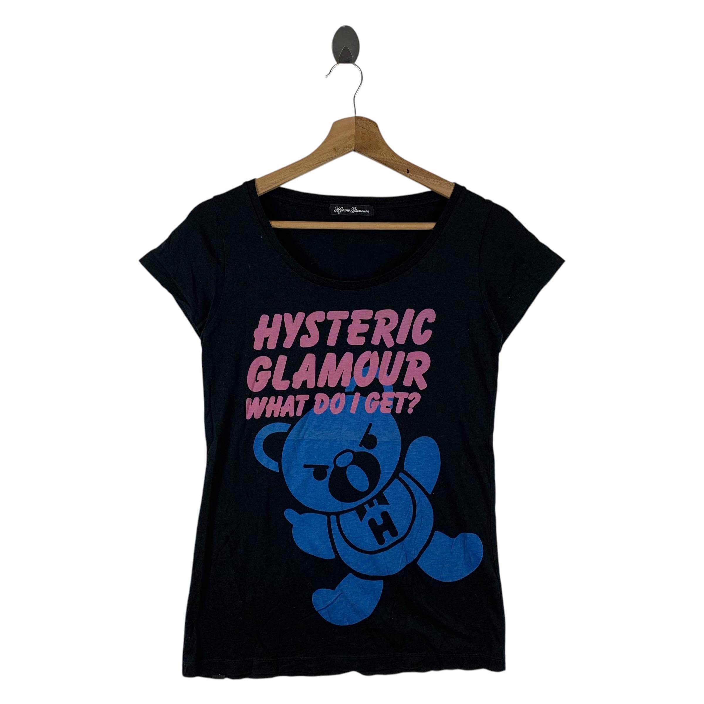 Vintage Hysteric Glamour What Do I Get? Bear Graphic Printed Tee