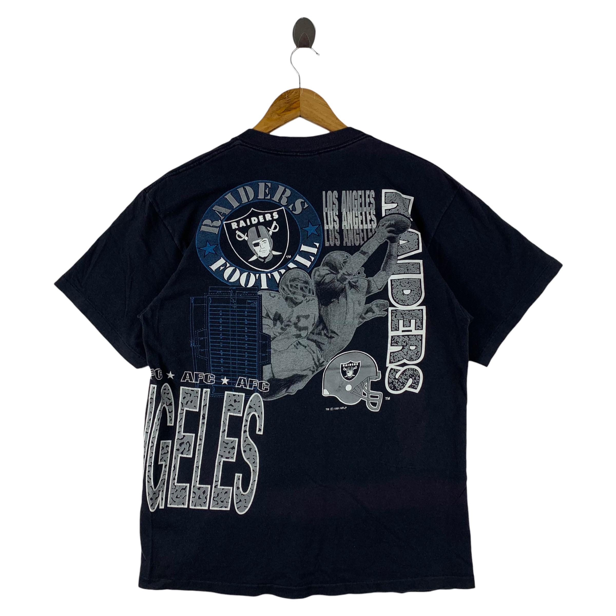 Vintage 90s LOS ANGELES RAIDERS Big Logo Printed Tee - Etsy