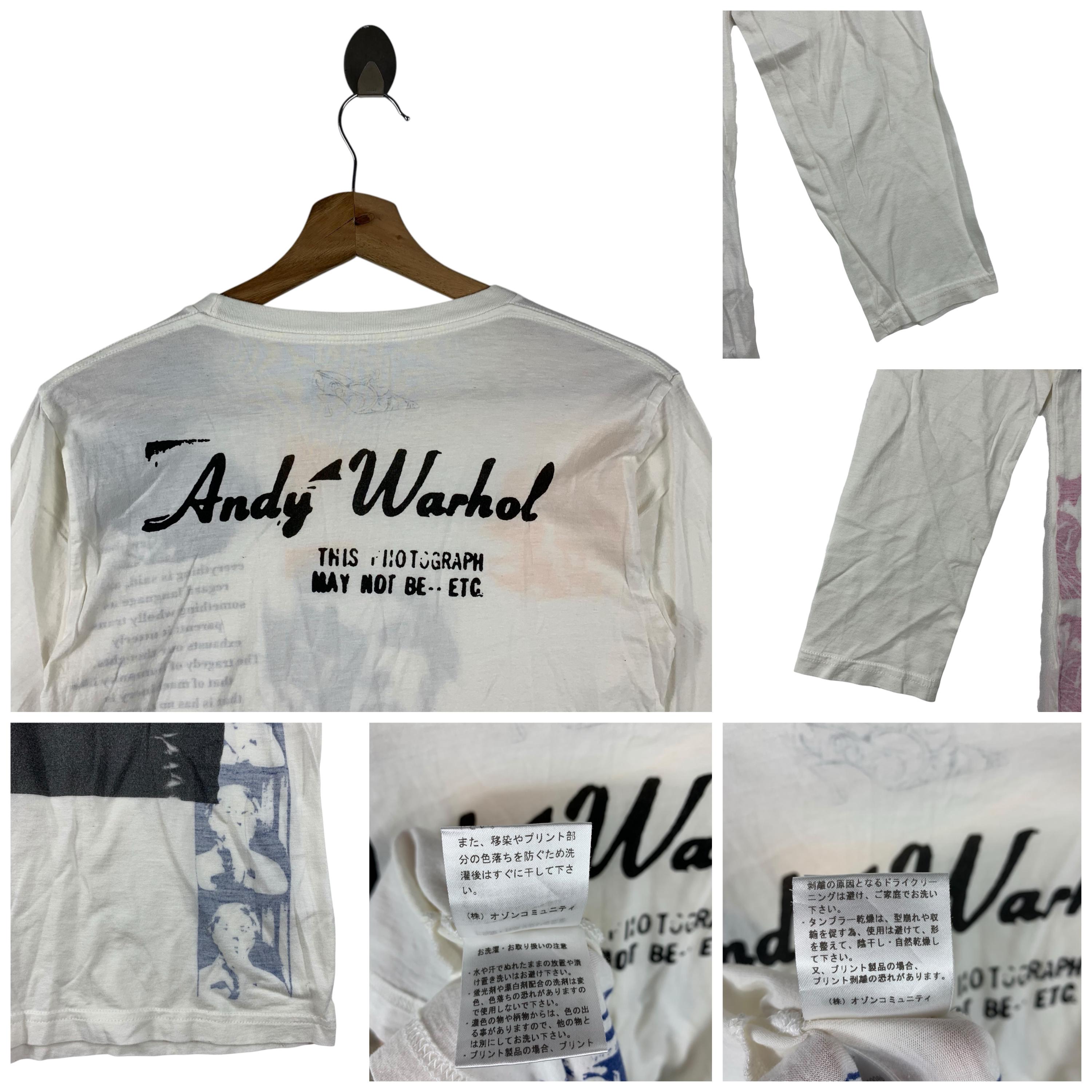 Andy Warhol X Hysteric Glamour Long Sleeve Shirt - Etsy