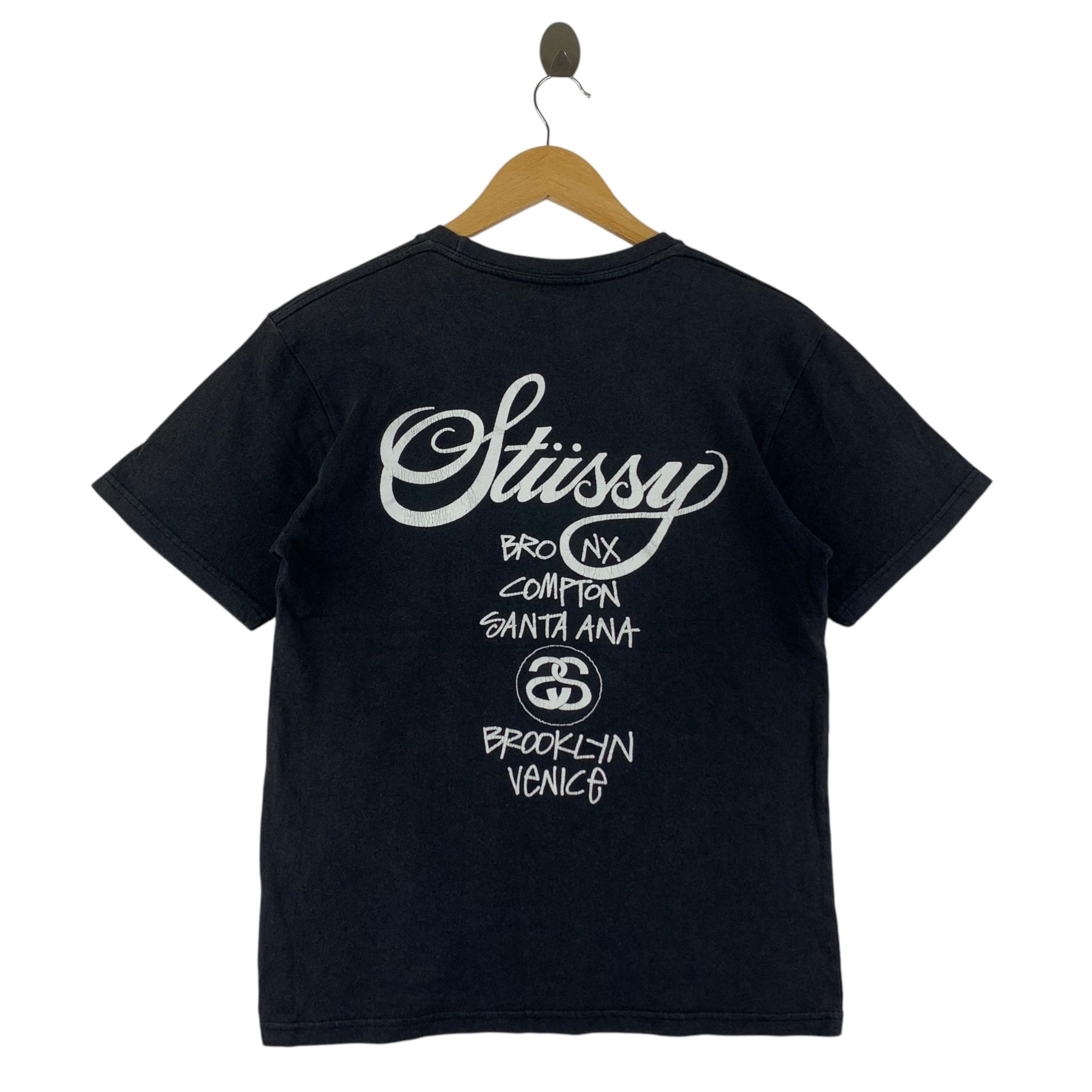 STUSSY World Tour Big Logo Tee - Etsy