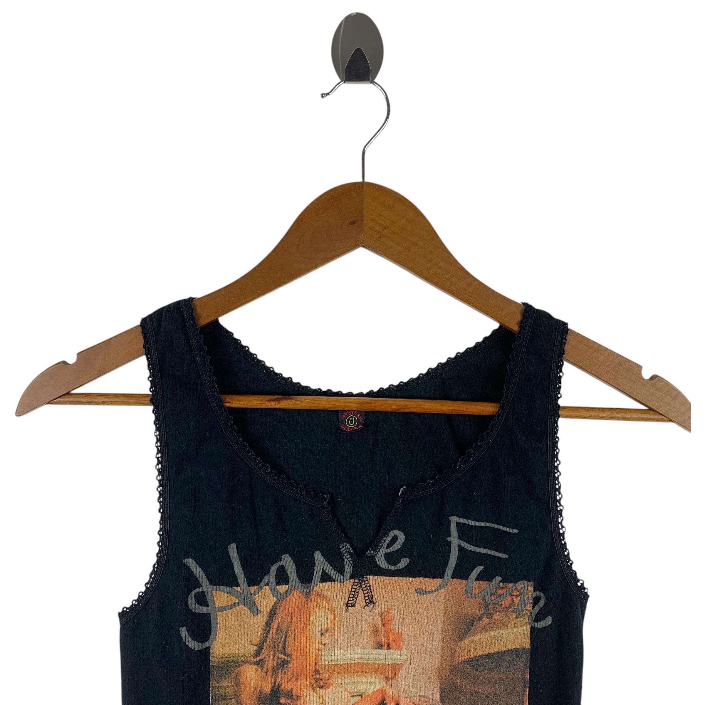 HYSTERIC GLAMOUR Have Fun Printed Tank Top - Etsy