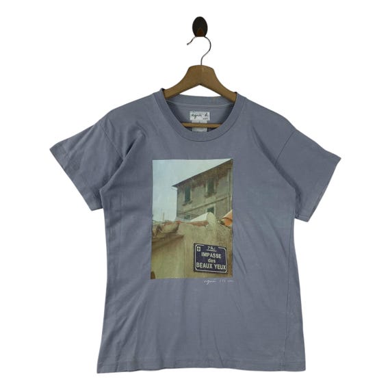 Vintage AGNES B Paris ETE 2000 Photo Print Tee - Etsy