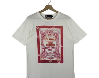ANDY Warhol X HYSTERIC GLAMOUR Velvet Underground Printed Tee