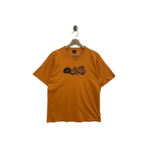Rare!!Vintage distressed QUIKSILVER surf tee big logo printed tshirt