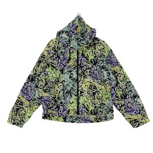 Rare!! Vintage SURF JACKET full print design hoodie light jacket
