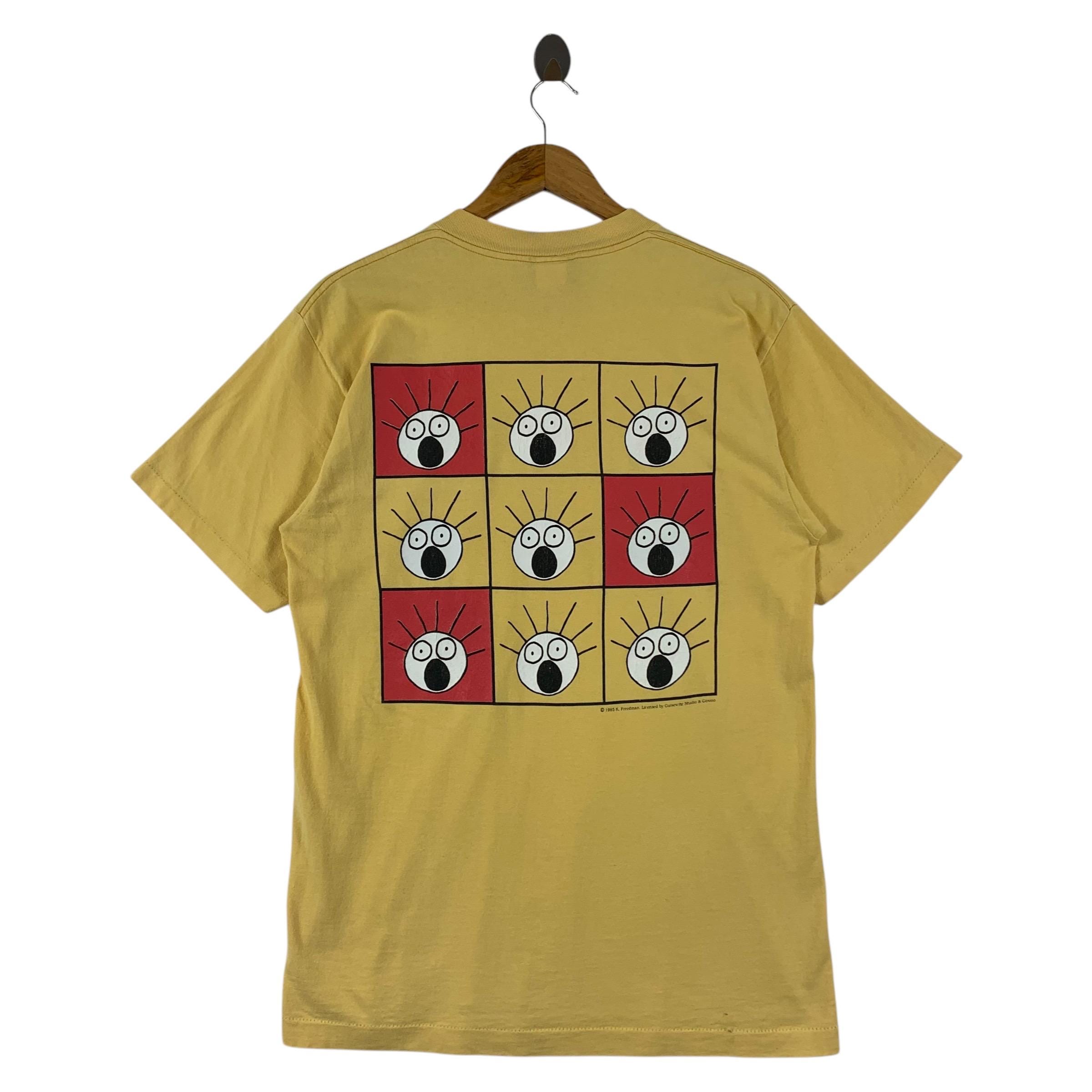 Vintage 90s LEVIS Scared Guy Printed Design Tee - Etsy Denmark