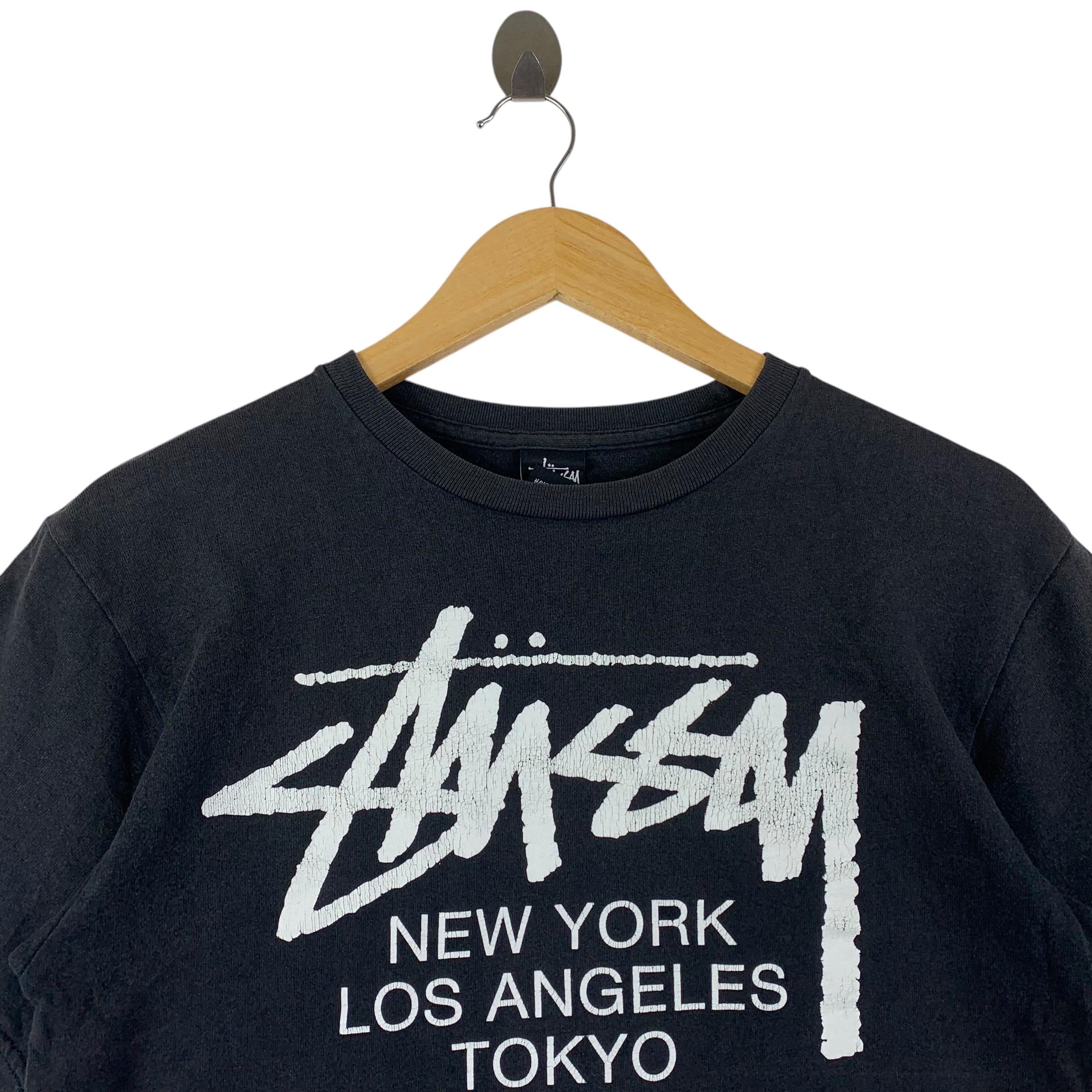 STUSSY World Tour Big Logo Tee - Etsy