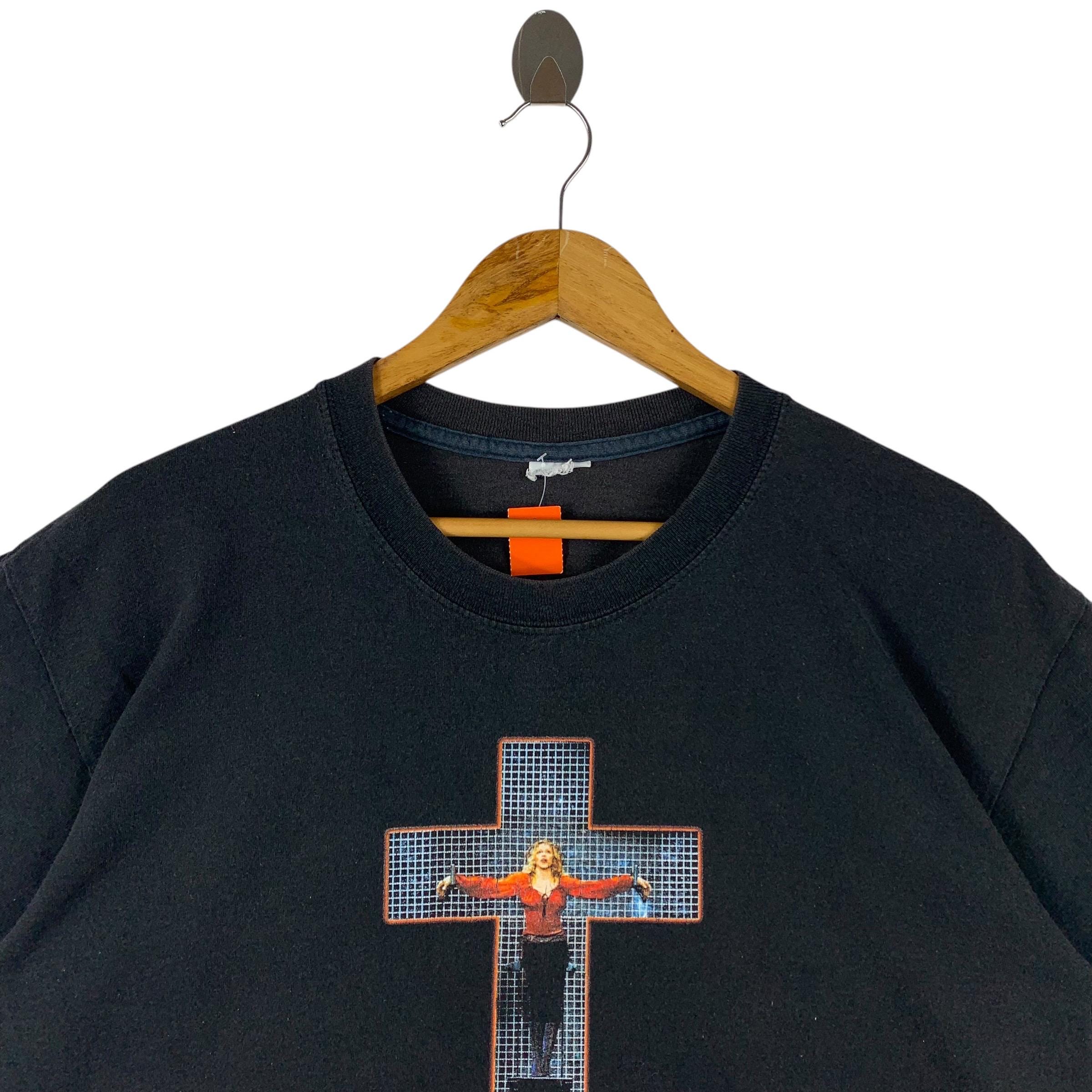 Vintage 00s MADONNA Confession Tour Cross Tee - Etsy