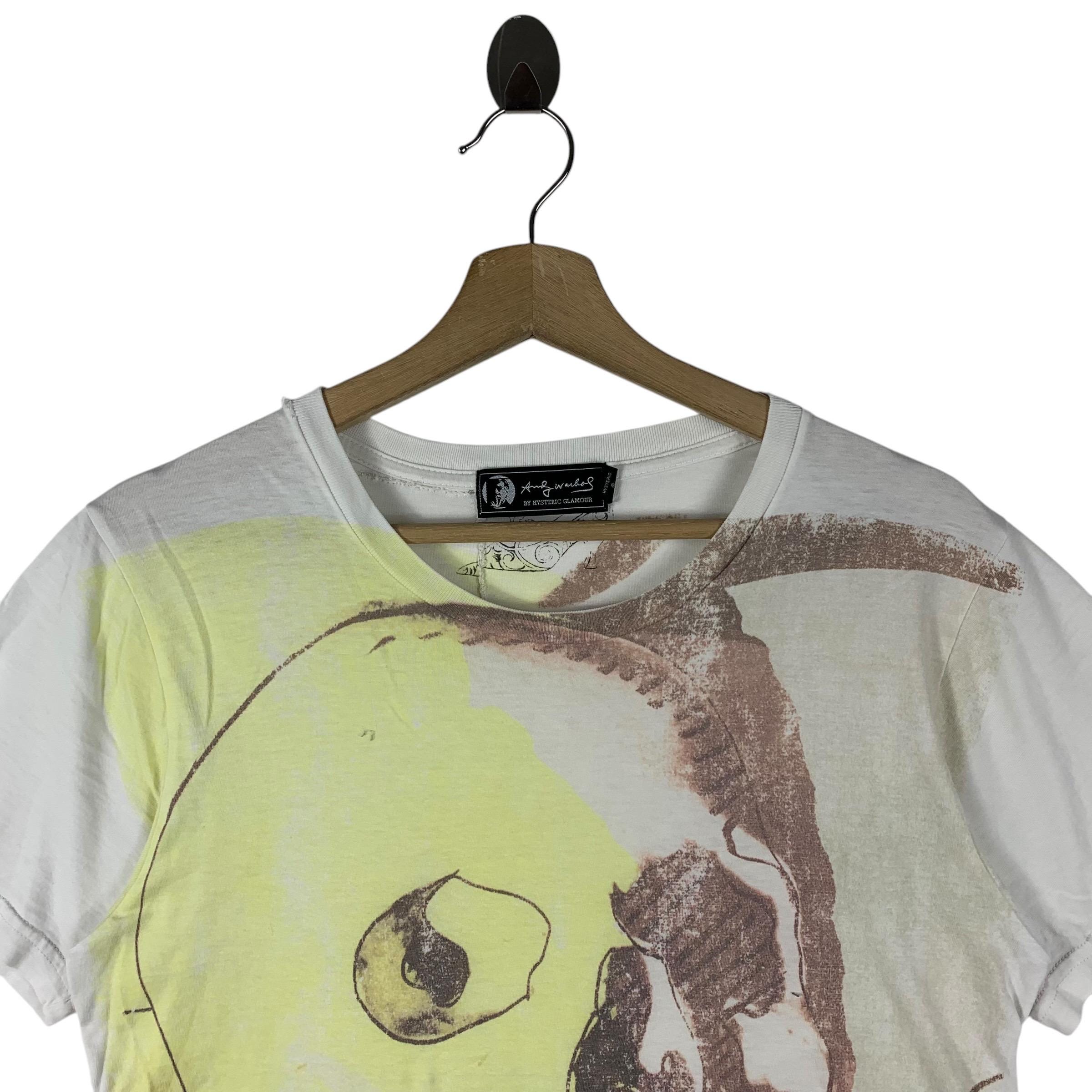 ANDY Warhol X HYSTERIC GLAMOUR Skull Printed Tee - Etsy
