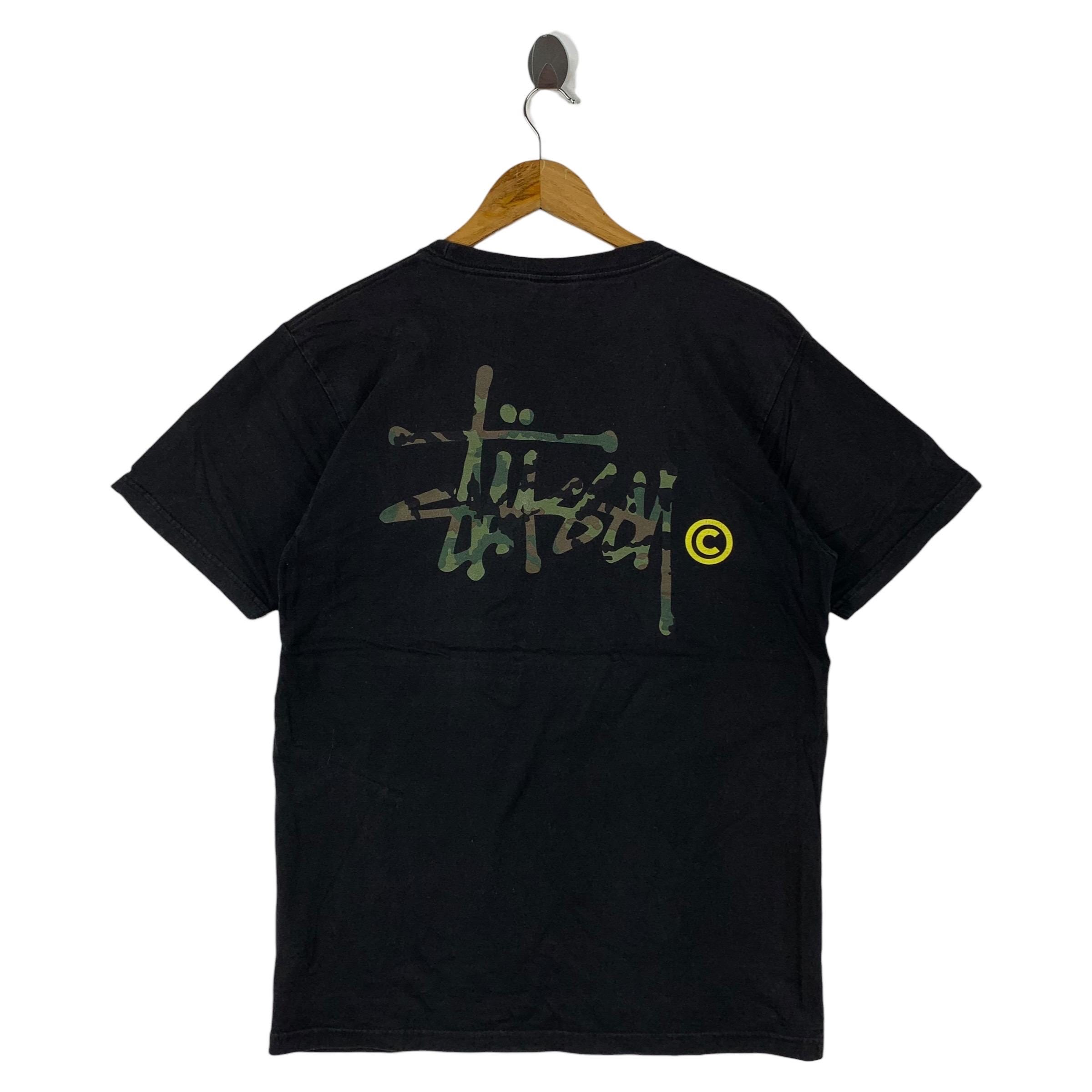 【な※※様】Stüssy S Logo Camo Tシャツ ブラック STUSSY Big Logo Camouflaged Printed Tee - Etsy