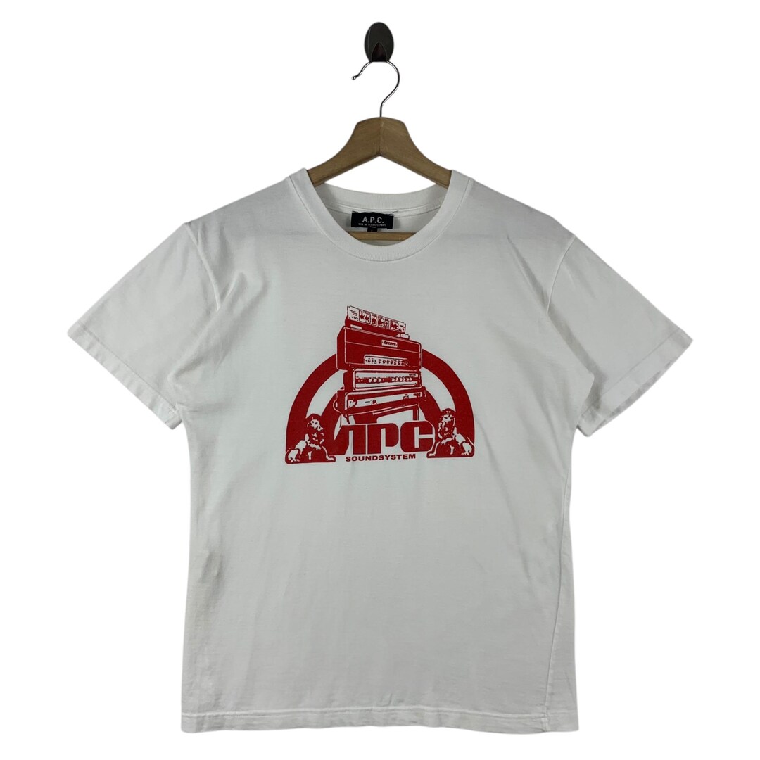 a.p.c Tシャツ A.P.C. Logo-Flocked Cotton-Jersey T-Shirt for Men | MR PORTER