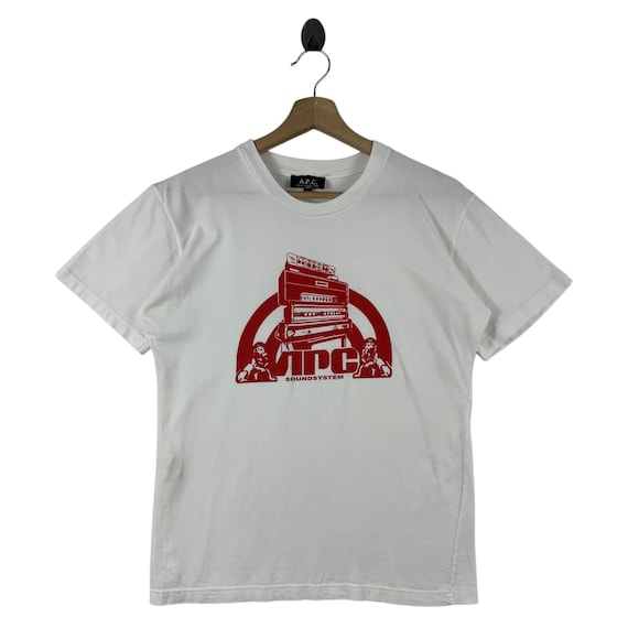 APC sound system spellout designer tee