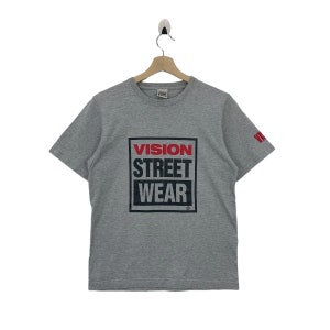 Rare VISION STREET WEAR Spellout Men Tees