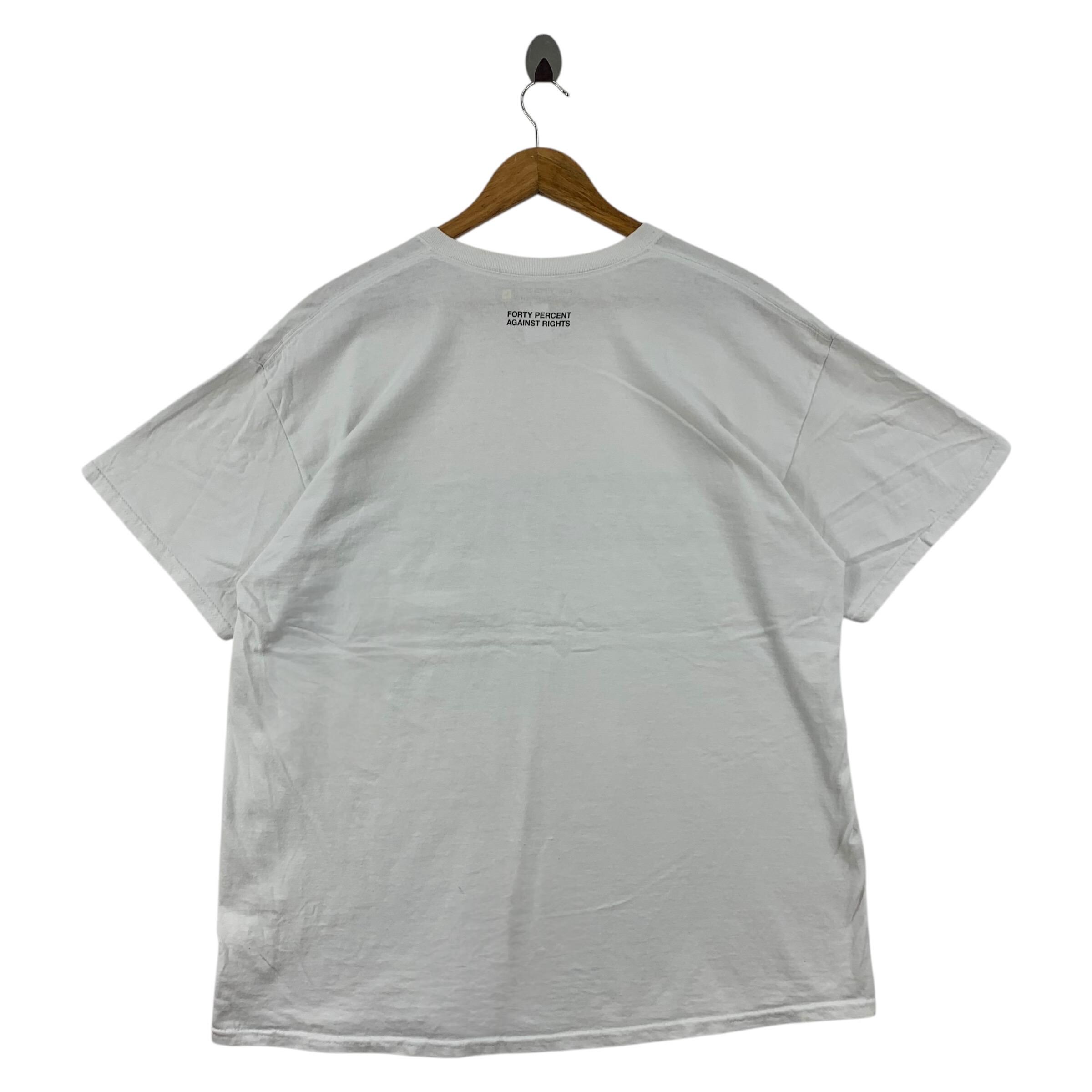 FORTY PERCENTS AGAINST RIGHTS Tシャツ L FORTY Percent Against RIGHT (FPAR) Spellout Japanesebrand Tee - Etsy