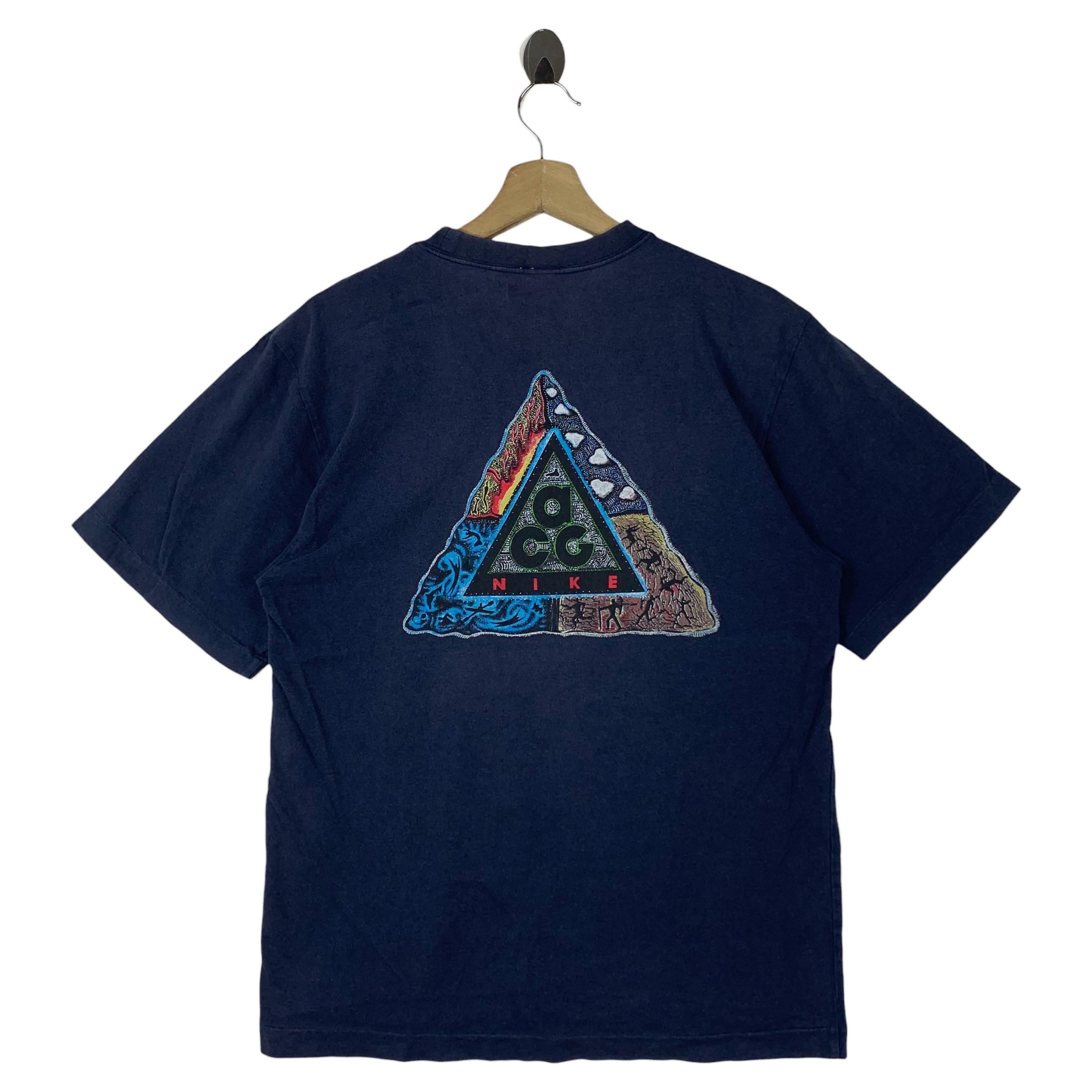 【希少】90s NIKE ACG t-shirt navy fade◎ 希少】90s NIKE ACG t-shirt navy fade◎ 希少】90s NIKE ACG t-shirt navy