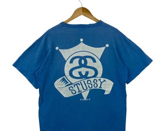 Stussy vintage 90s-00s ネイビーSサイズ Vintage 90s Stussy Usa Navy Tshirt Medium Stussy Crewneck Stussy