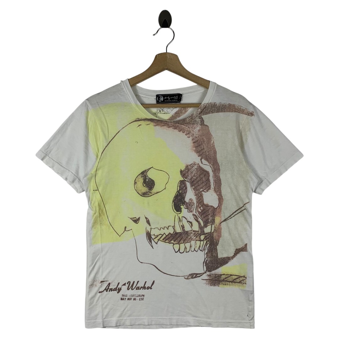 Andy Warhol by HYSTERIC GLAMOUR ボーダー　スカル アンディウォーホルバイヒステリックグラマーAndy Warhol BY HYSTERIC