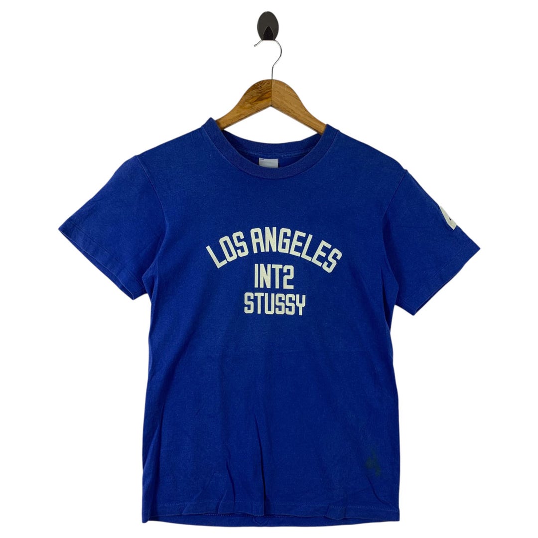 鶯*様 90s old stussy Los Angeles 限定 Tシャツ L Vintage 90s STUSSY LA Int2 Stussy Logo Tee - Etsy
