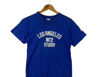 Vintage 90s STUSSY LA Int2 Stussy Logo Tee - Etsy