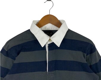 Vintage Agnès B. Homme Striped Long-sleeve Shirt - Etsy