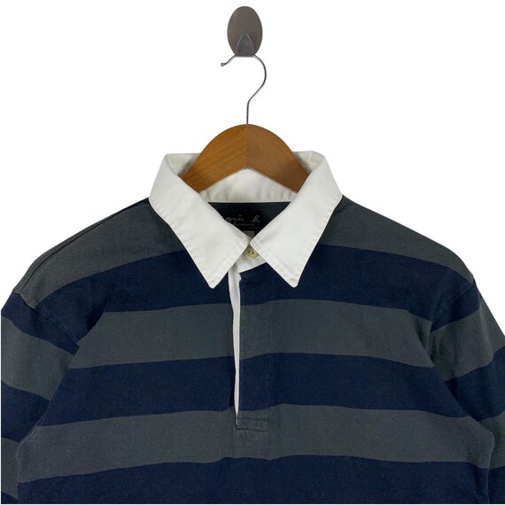 Vintage Agnès B. Homme Striped Long-sleeve Shirt - Etsy