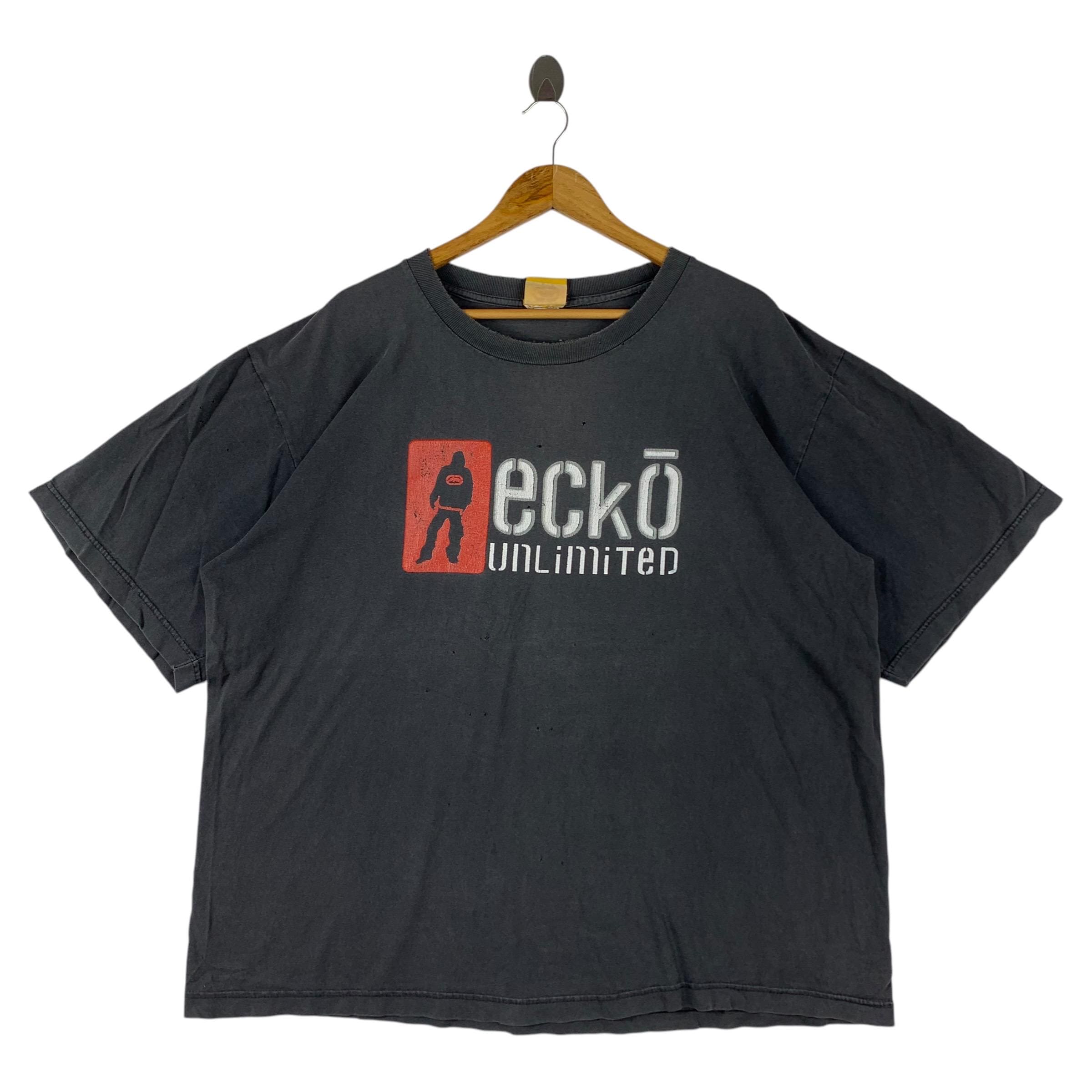 Vintage ECKO UNLIMITED Centre Logo Spellout Tee - Etsy