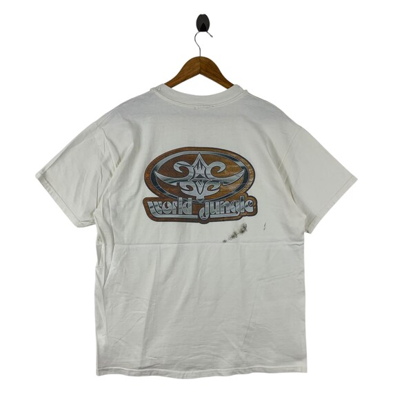 ヴィンテージ WORLD JUNGLE サーフィン サーフTシャツ ビッグロゴ