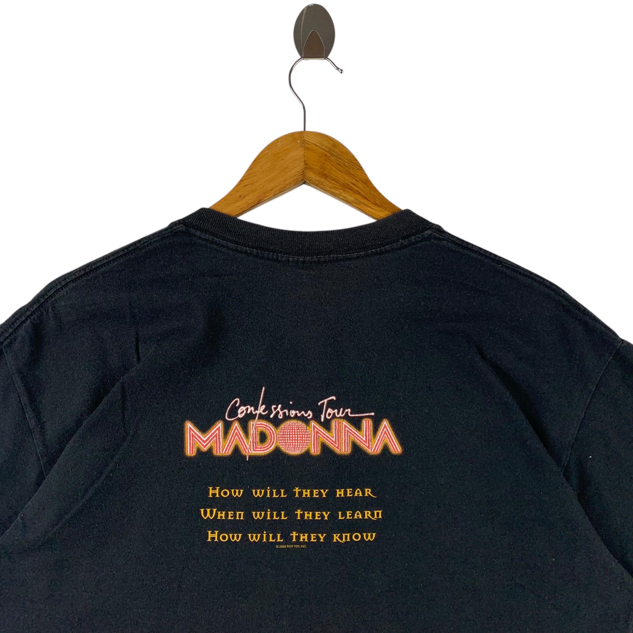 Vintage 00s MADONNA Confession Tour Cross Tee - Etsy