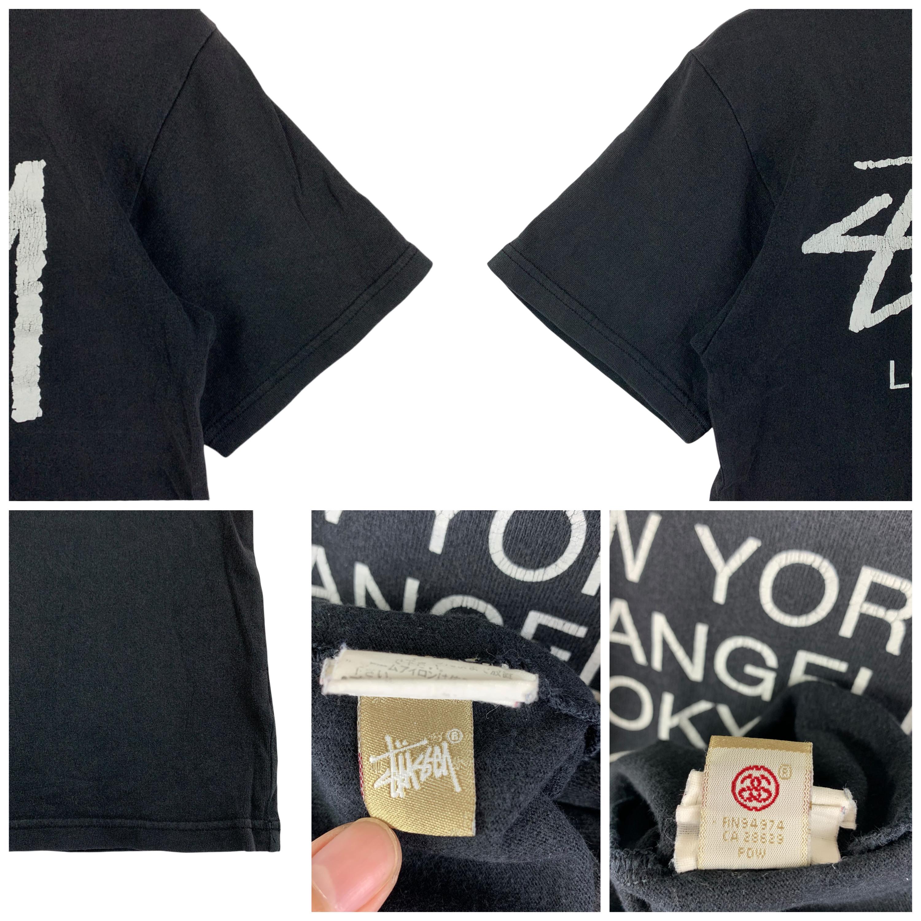 STUSSY World Tour Big Logo Tee - Etsy