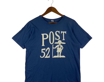 Vintage WAREHOUSE Dubbleworks post 52 spellout tee