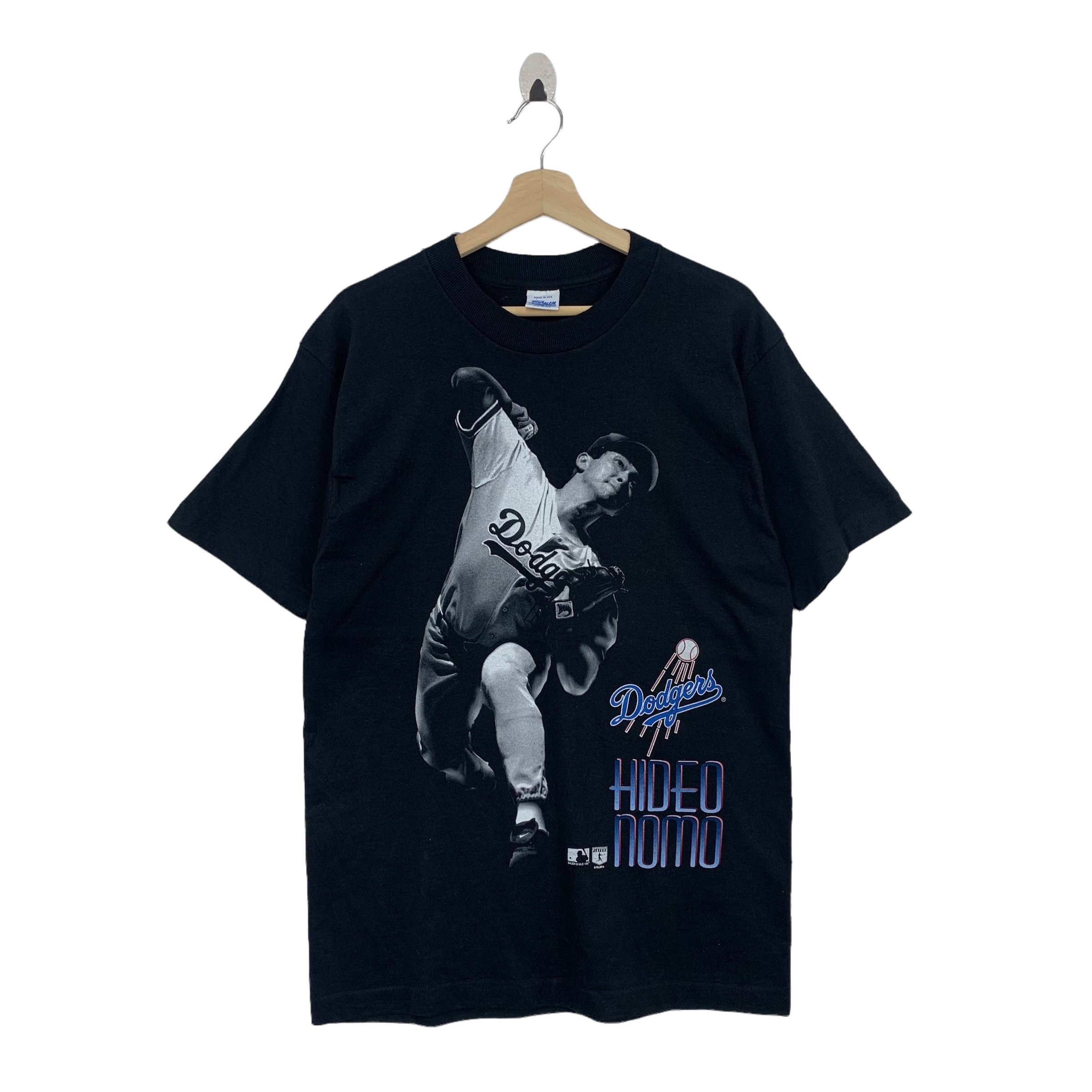 ヴィンテージ 野茂英雄 MLB 1995 ドジャース メンズ T シャツ - Etsy 日本