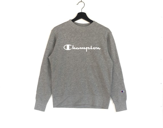 Rare CHAMPION Spellout Embroidery Men 