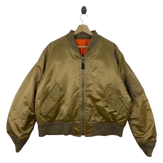 Vintage ALPHA INDUSTRIES MA-1 Bomber Jacket - Etsy