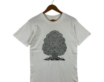 Vtg 1987 Family Tree of Rock and Roll T-shirt Black S 80s Bands - Etsy