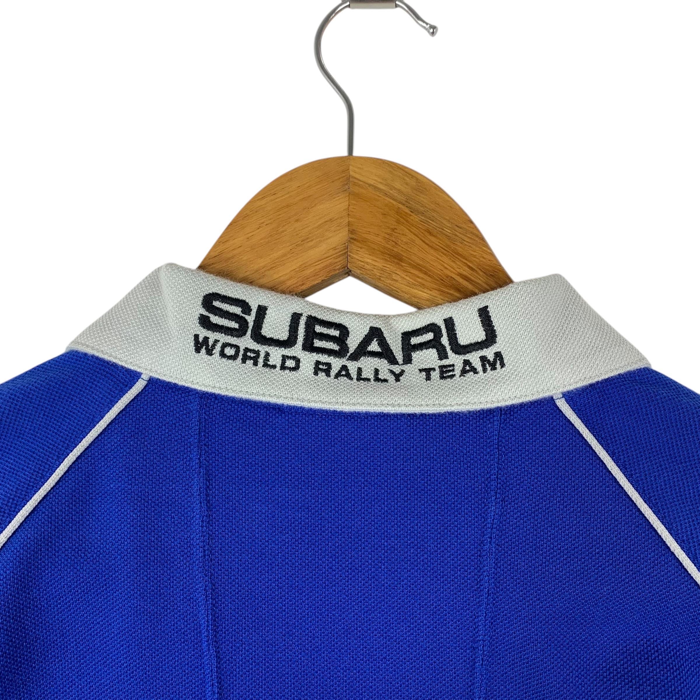 タグ付 デッド SUBARU World Rally Team 刺繍シャツ M タグ付 デッド