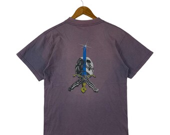 Vintage 1994 Powell Peralta Skull Sword Bones Tshirt Medium 90s